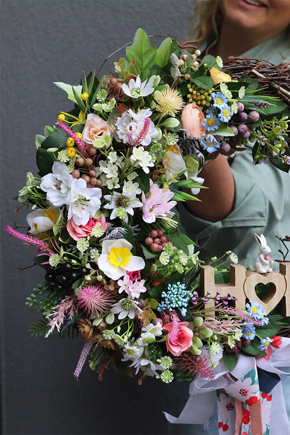 Gardenia Home, dekoracyjny wianek na drzwi wejściowe