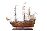 HMS Victory, ekskluzywny model żaglowca z rozwiniętymi żaglami