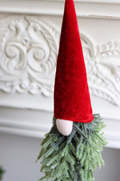 Skrzat, świąteczna zawieszka z roślin sztucznych