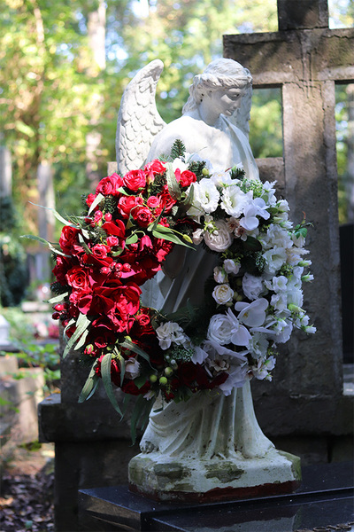 Polska, okazały wianek / stroik patriotyczny