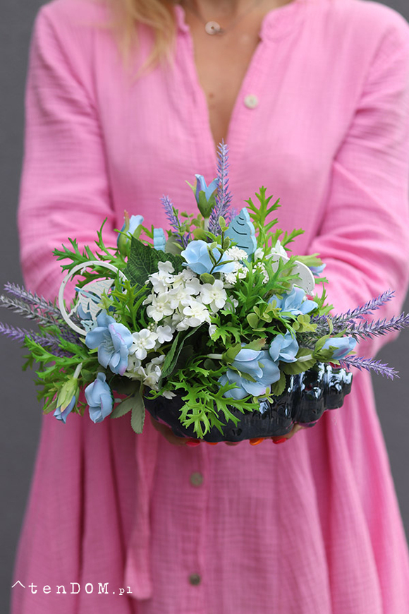 Navy Shell kompozycja marynistyczna w muszli