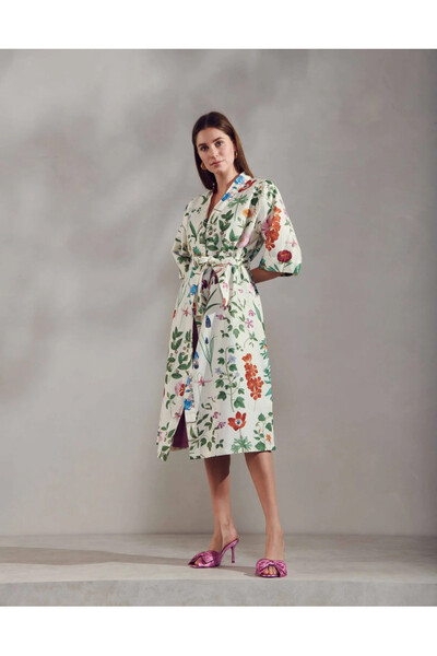 Marigold Essenza, kimono satynowe szlafrok	