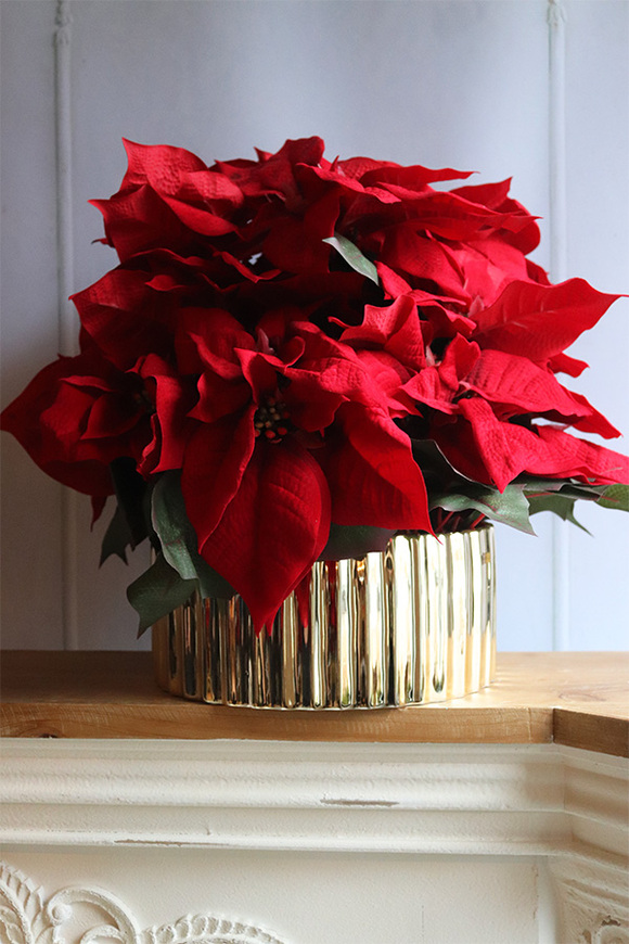 Gwiazda Betlejemska Goldeo, wysokiej jakości sztuczna roślina