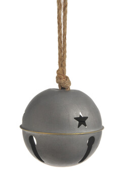 Jingle Bells, metalowy dzwonek E, wym.32/10x11cm