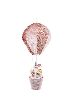 Balloon Xmas, zawieszka świąteczny balon K, wys.93cm