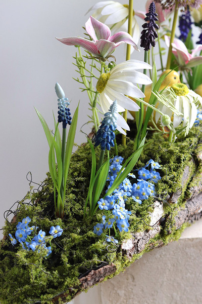 Meadow Wood Duck, wiosenna dekoracja kwiatowa