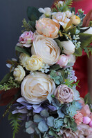 asymetryczny wianek ozdobny, Hillona