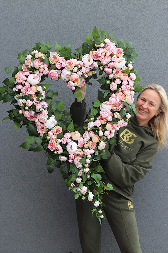 Angielska Róża, komplet dekoracji nagrobnych