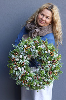 Zielona Elerena, wielkanocny wianek z jajkami