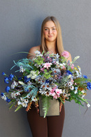 nagrobna dekoracja w osłonce, Polne Kwiaty 2