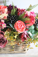 kompozycja kwiatowa w koszu, Sympatia New, wym.34x53cm  