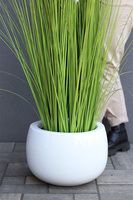 Trawa Pustynna Walter white, sztuczne trawy w donicy Fiberglass