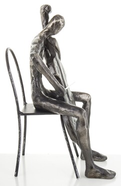 figurka srebrna Muzyk Wiolonczela , wym. 20x9x13.5cm