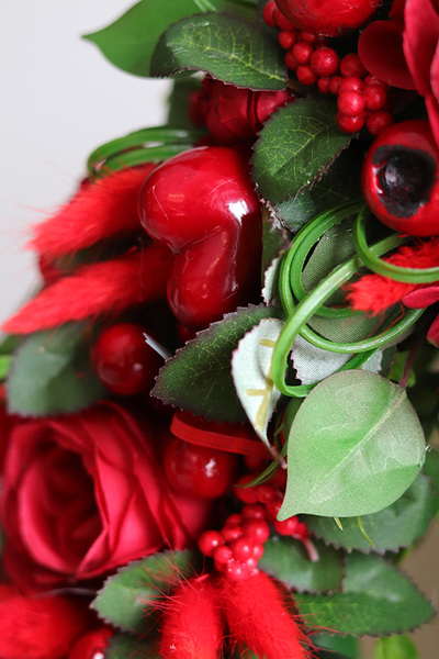 Czerwień Walentynkowa, walentynkowy wianek