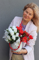 Pierwsza Dama, kompozycja kwiatowa w donicy