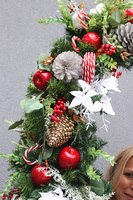 Deluxe Lollypop Candy, świąteczna girlanda na kominek