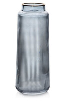 Russo Vase Blue B, szklany wazon 1 szt, wys.30cm