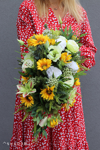 Słoneczne Dni, kompozycja nagrobna w naczyniu