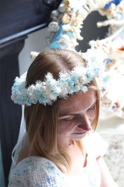 OD RĘKI Nereida, wianek na głowę z roślin stabilizowanych, rozmiar uniwersalny