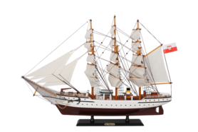Dar Pomorza, elegancki model żaglowca, wym.57x80x14cm