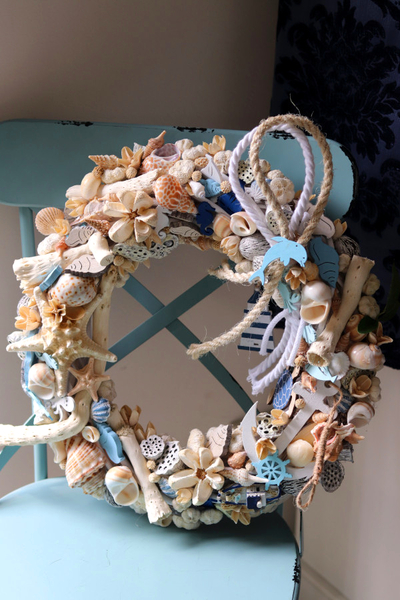 marynistyczny wianek na drzwi, Węzeł Marynarski