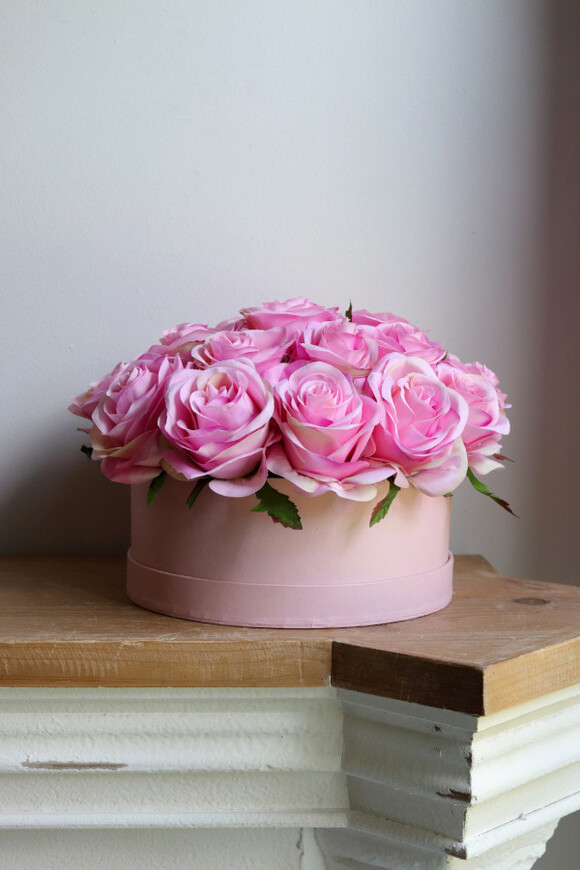 Pink Home Roses, różany flowerbox	