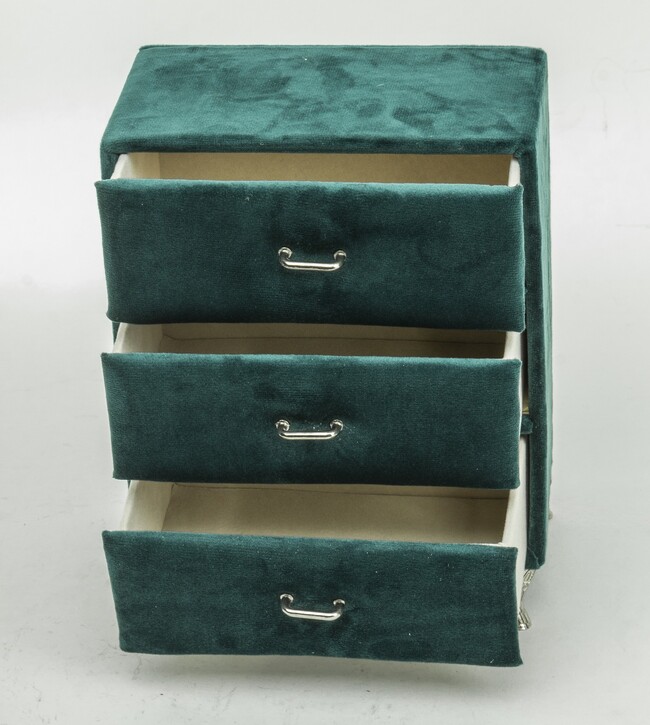 szkatułka / szufladki Florencja Malachit, wym.19.5x15x9.5cm