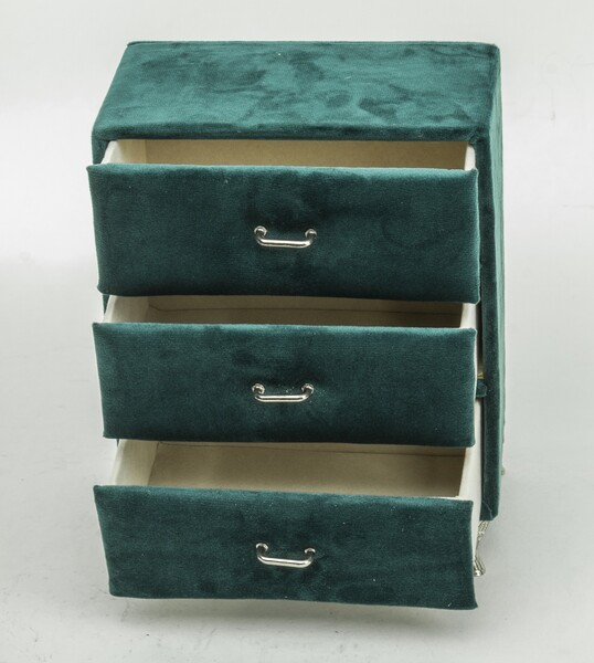 szkatułka / szufladki Florencja Malachit, wym.19.5x15x9.5cm