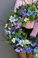 Heretera, duży wianek na drzwi