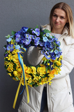 wianek na drzwi, Ukraina, śr.45cm 