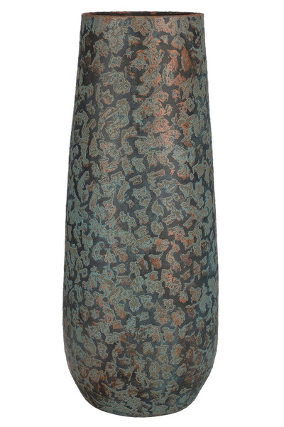 Clementino A, ceramiczny wazon, kolor miedziany , wym.21x55cm