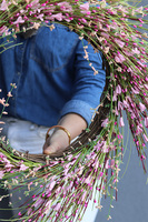 Pink Calina Big, wiosenny wianek na drzwi