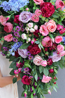 Kolorowa Giganta, duża wiązanka nagrobna