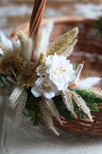  Naturella Netra, dwustronnie dekorowany koszyczek wielkanocny