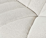 Glamour Bukla, szara sofa