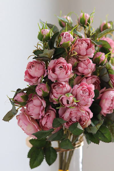 Rosalie, gałązka sztucznej róży, mauve róż