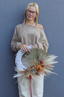 Lysandra Boho, asymetryczny jesienny wianek