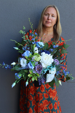 Blusilda Terite, bukiet nagrobny we wkładzie, dł.54cm 