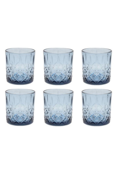 Literatki szklanki do drinków niebieskie