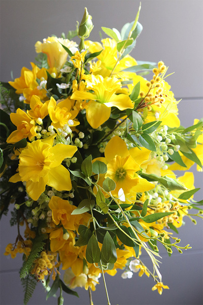 bukiet do wazonu Słoneczna Wiosna, sztuczne kwiaty