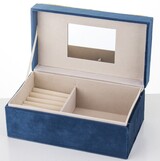 szkatułka / kuferek Florencja Blue, wym.10x22x13cm