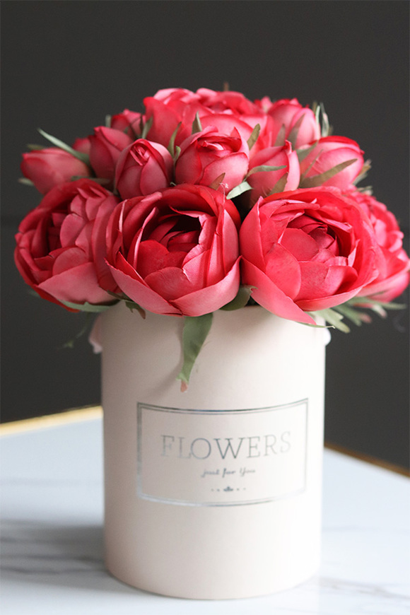 Love Pink, flowerbox kwiatowy na walentynki