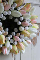 Tulippano, wianek wielkanocny na drzwi, śr.34cm