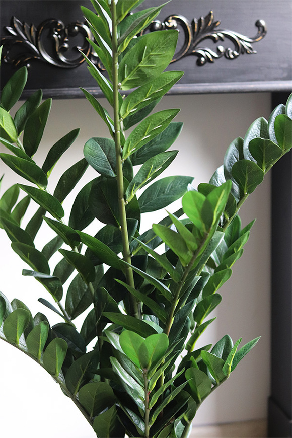 Zamiokulkas Gold Hilton, sztuczna roślina w doniczce