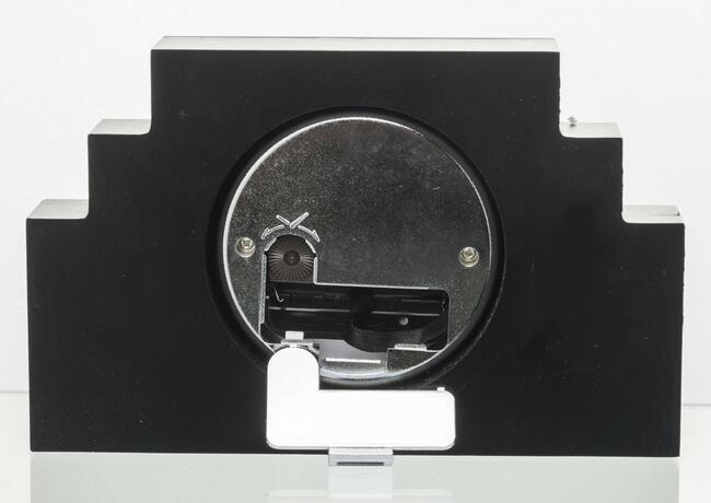 Mirran Silver, zegar gabinetowy glamour, wym.12x19.5x4cm