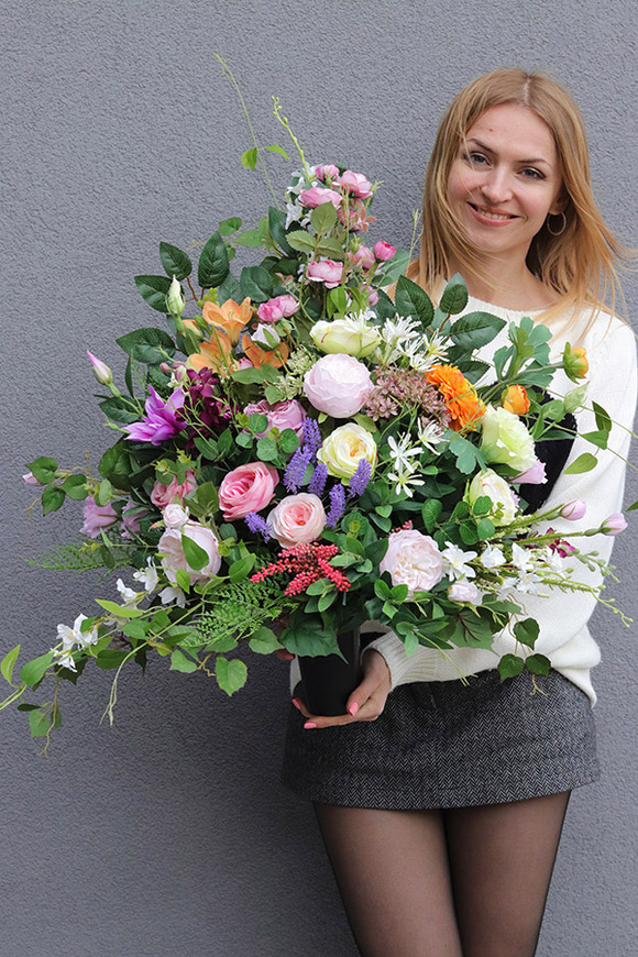 Jardin, bukiet nagrobny we wkładzie