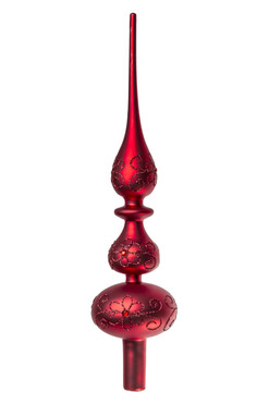 OD RĘKI Red Estate, szpic na choinkę, wys.32cm