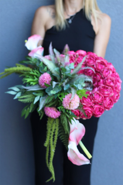 Różana Gwiazda, oryginalny wieniec nagrobny, dł.68cm