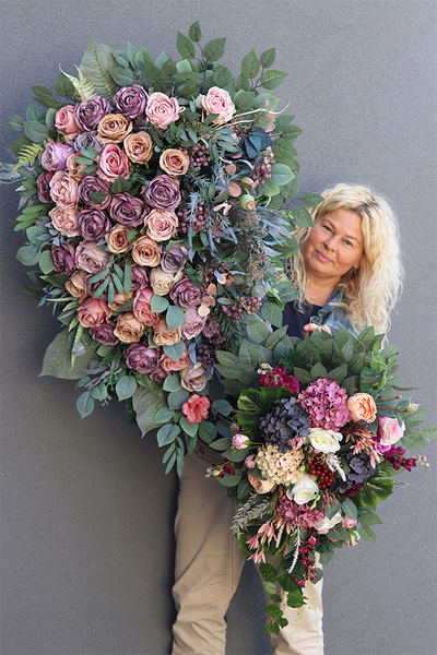 Fioletowa Mgła, wiązanka nagrobna