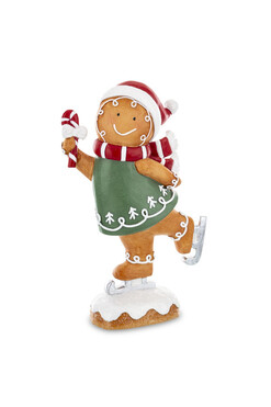 OD RĘKI Ciastek, świąteczna figurka piernikowy ludek A, wys.22.5cm